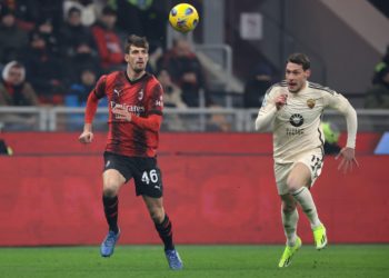 Matteo Gabbia AC Milan Andrea Belotti Roma