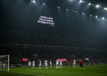 AC Milan lights up San Siro against any form of racism, hate and prejudice