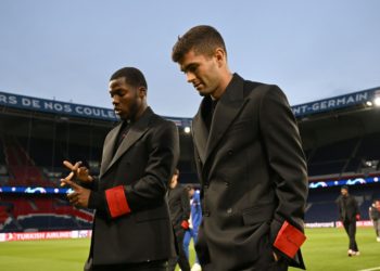 Christian Pulisic and Yunus Musah (AC Milan via Getty Images)