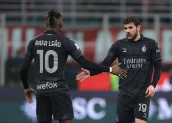 Theo Hernandez Rafael Leao AC Milan
