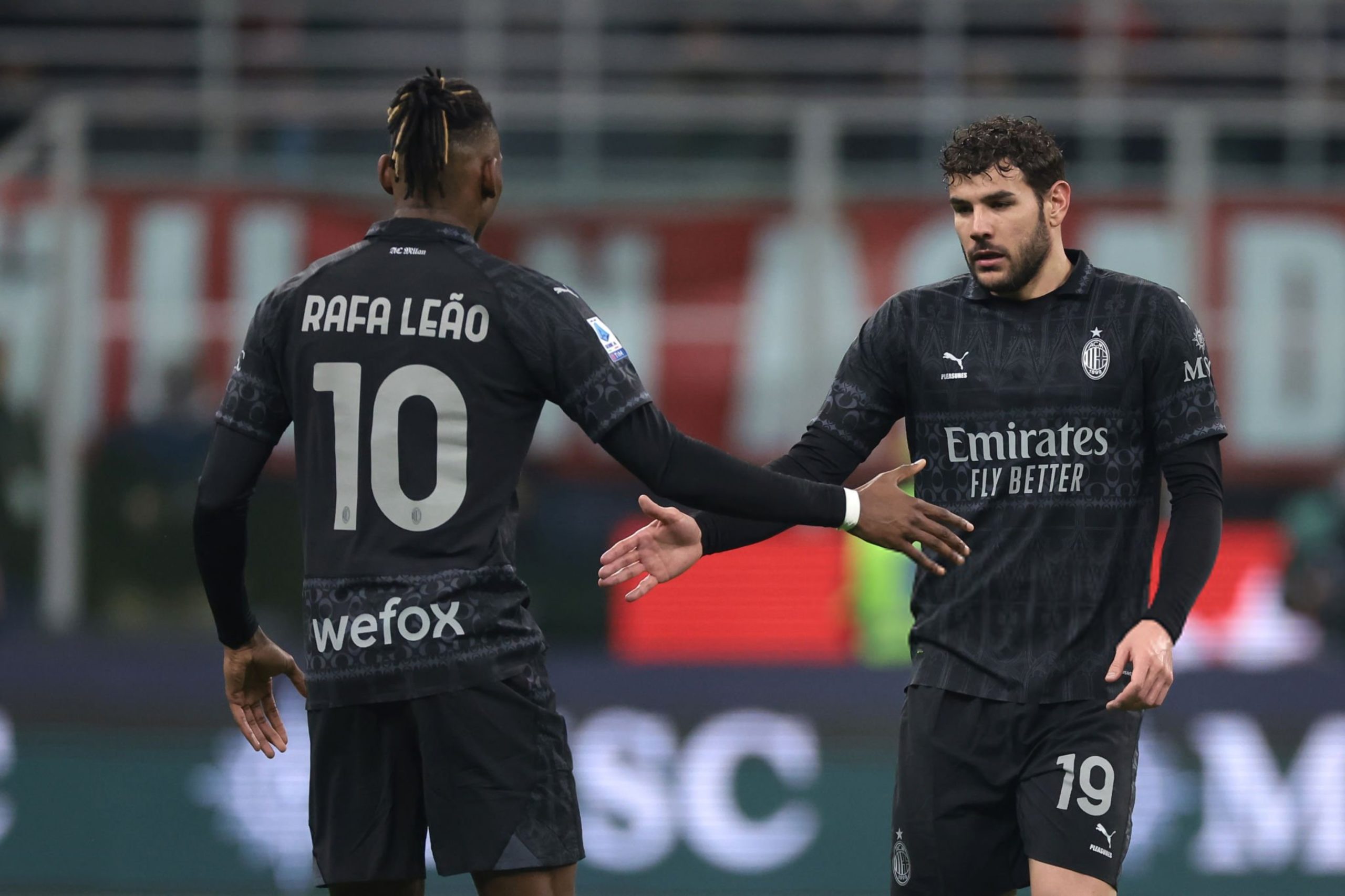 Theo Hernandez Rafael Leao AC Milan