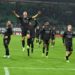 AC Milan players celebrate