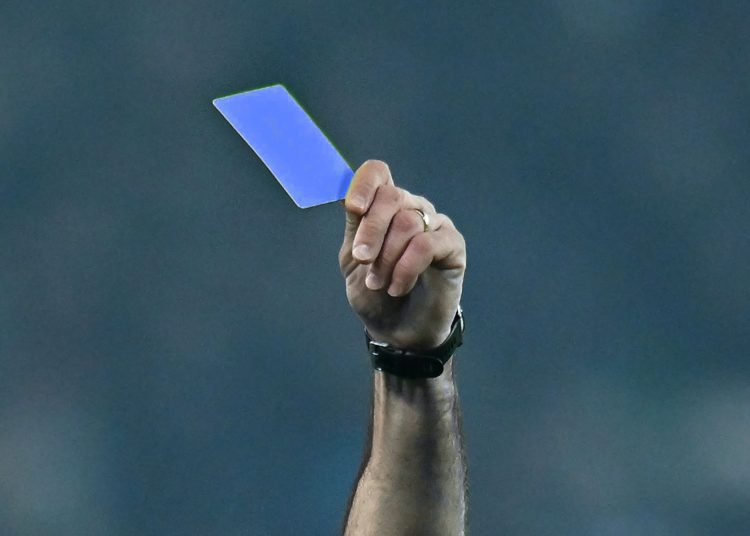 Blue cards to be introduced in football – Here’s how it works