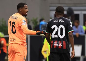 Mike Maignan Pierre Kalulu AC Milan