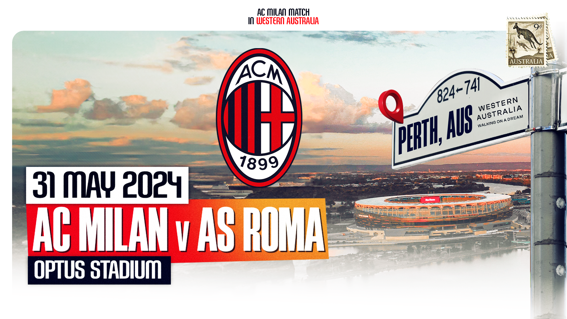 AC Milan vs Roma Perth Australia