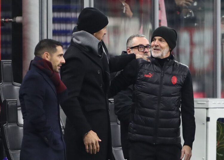 Zlatan Ibrahimovic - Stefano Pioli - Geoffrey Moncada (AC Milan)
