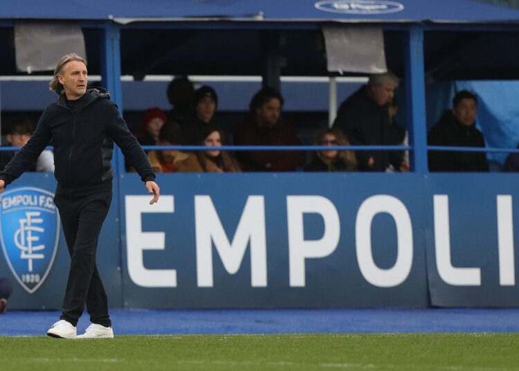 Empoli head coach Davide Nicola