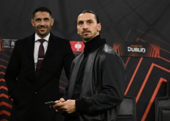 Zlatan Ibrahimovic and Geoffrey Moncada - AC Milan