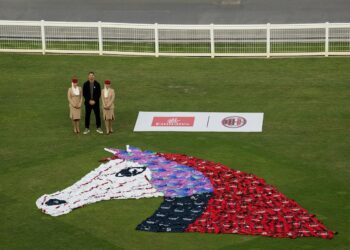 AC Milan and Emirates unveil art installation at Dubai World Cup 2024
