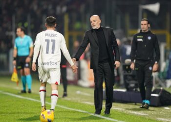 Stefano Pioli and Christian Pulisic (AC Milan)