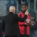 Stefano Pioli and Rafael Leao (AC Milan)