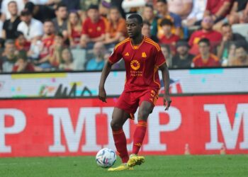 Evan N'dicka of AS Roma