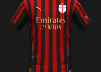 AC Milan kit design by Footyheadlines