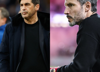 Mark Van Bommel and Paulo Fonseca