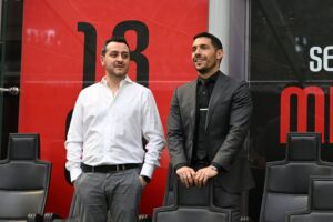 Geoffrey Moncada and Antonio D'Ottavio (AC Milan via Getty Images)