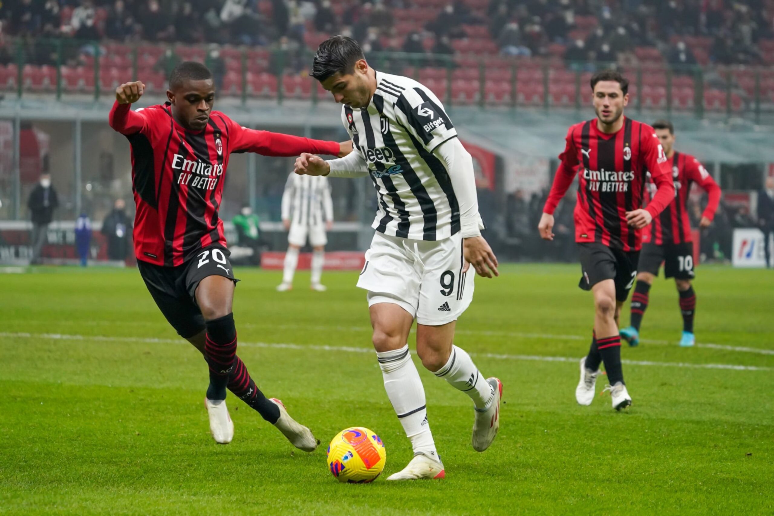 Alvaro Morata vs Milan