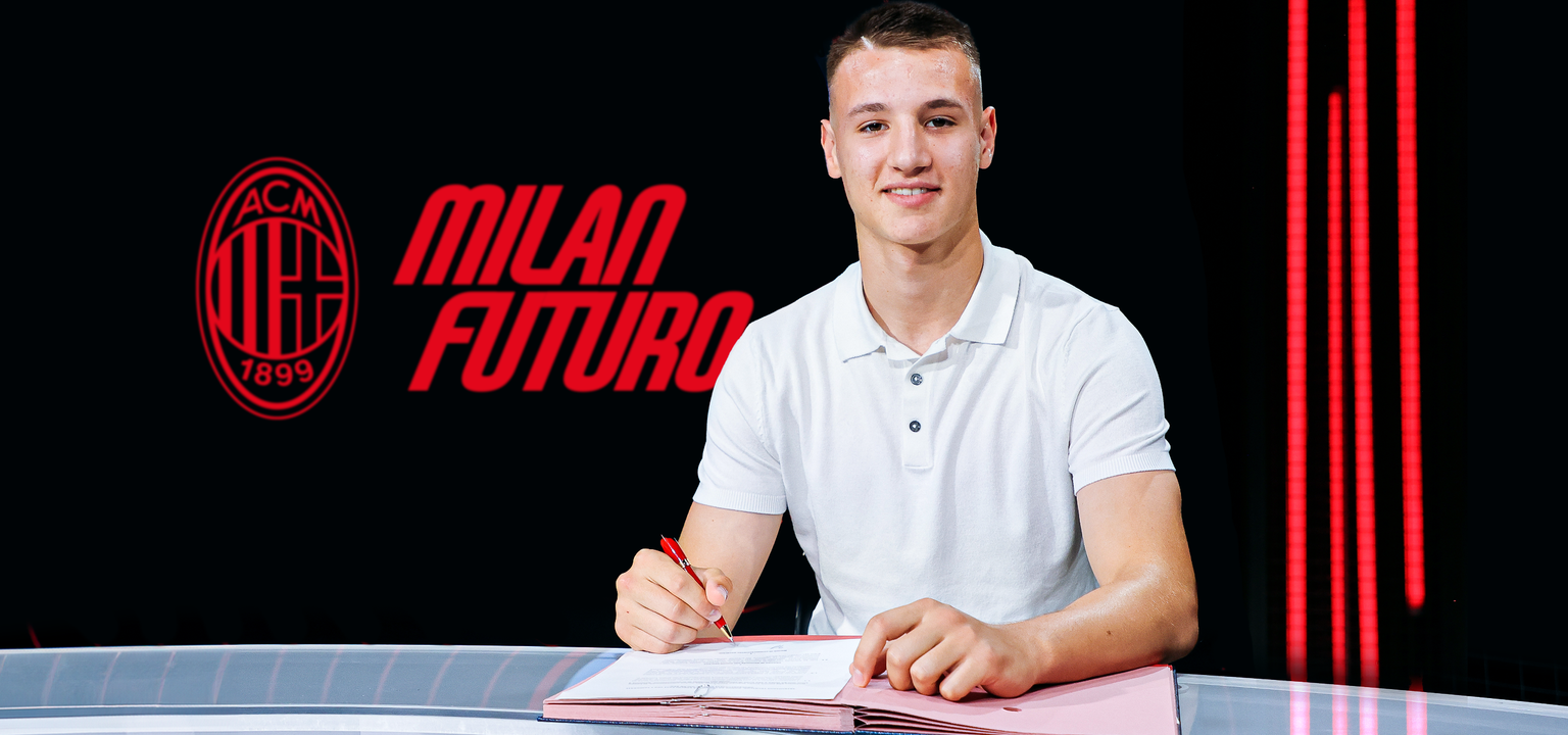 Francesco Camarda كاماردا  (Photo credit: AC Milan)