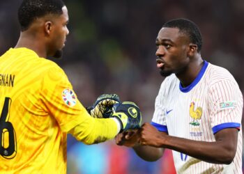 Youssouf Fofana and Mike Maignan