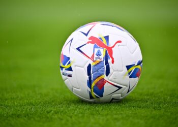 Serie A logo crest ball
