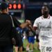 NEW YORK, NEW YORK - JULY 27: Yunus Musah of AC Milan reacts after winning a Pre-Season Friendly match between Manchester City and AC Milan at Yankee Stadium on July 27, 2024 in New York City. (Photo by Drew Hallowell/Getty Images) يونس موسى