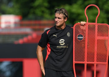 Lorenzo Colombo كولومبو ميلان (AC Milan via Getty Images)
