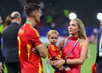 Alvaro Morata and Alice Campello