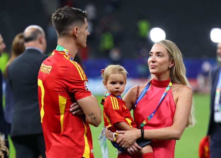 Alvaro Morata and Alice Campello