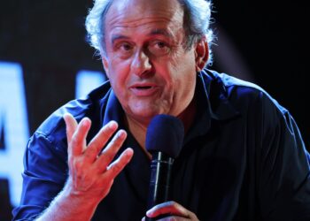 Michel Platini attends the 21st Magna Graecia Film Festival at Arena Porto on July 28, 2024 in Catanzaro, Italy. (Photo by Ernesto Ruscio/Getty Images)