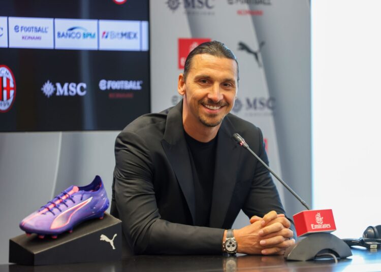 Zlatan Ibrahimovic (AC Milan via Getty Images)