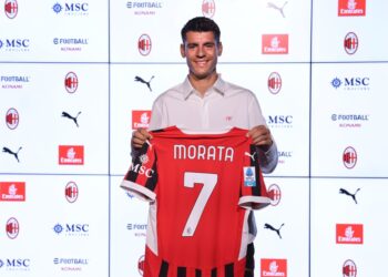 Alvaro Morata (AC Milan via Getty Images)
