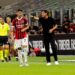 Alvaro Morata and Paulo Fonseca of AC Milan موراتا ميلان فونسيكا