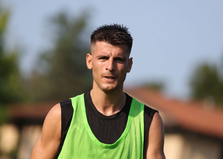 Alvaro Morata (AC Milan via Getty Images)