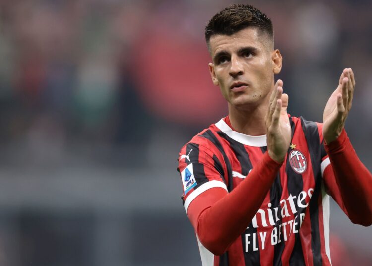 Alvaro Morata of AC Milan (Getty Images)