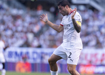 Davide Calabria of AC Milan