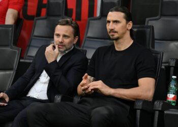 Zlatan Ibrahimovic Giorgio Furlani AC Milan إبراهيموفيتش فورلاني ميلان