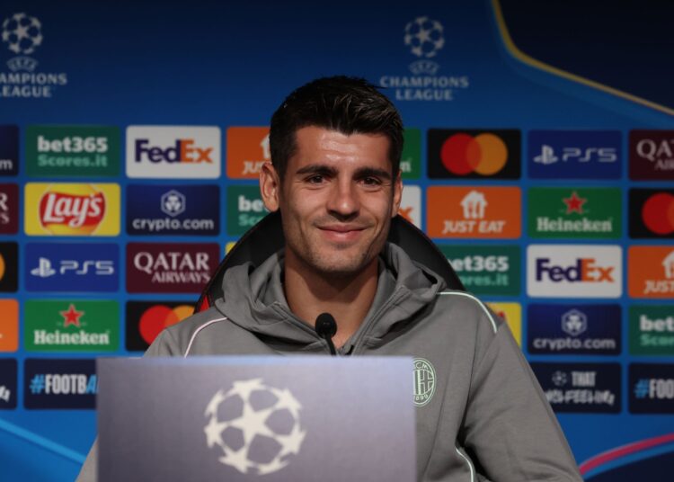 Alvaro Morata (AC Milan via Getty Images)