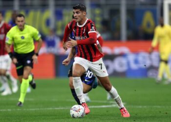Alvaro Morata of AC Milan (Getty Images) موراتا ميلان