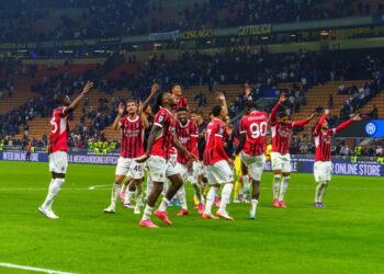 AC Milan players celebrating (Getty Images) ميلان