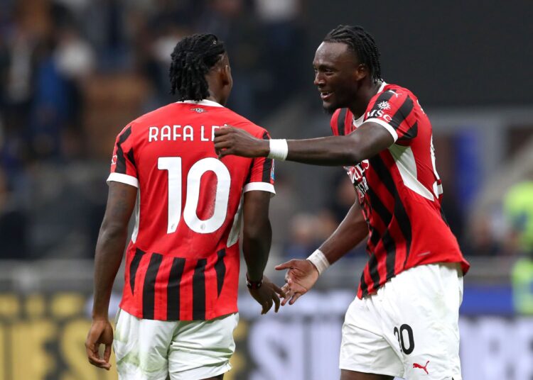 Rafael Leao Tammy Abraham AC Milan ميلان تامي أبراهام رافاييل لياو