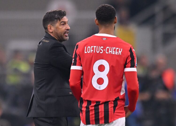 Ruben Loftus Cheek Paulo Fonseca Milan ميلان لوفتوس شيك فونسيكا