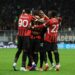 AC Milan players celebrate