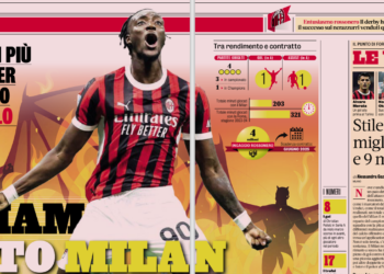 Gazzetta: Milan scored 11 goals in Serie A distributed among 9 players