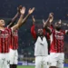 AC Milan players celebrate ميلان