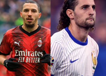 Ismael Bennacer (AC Milan via Getty Images) Adrien Rabiot (Getty Images)