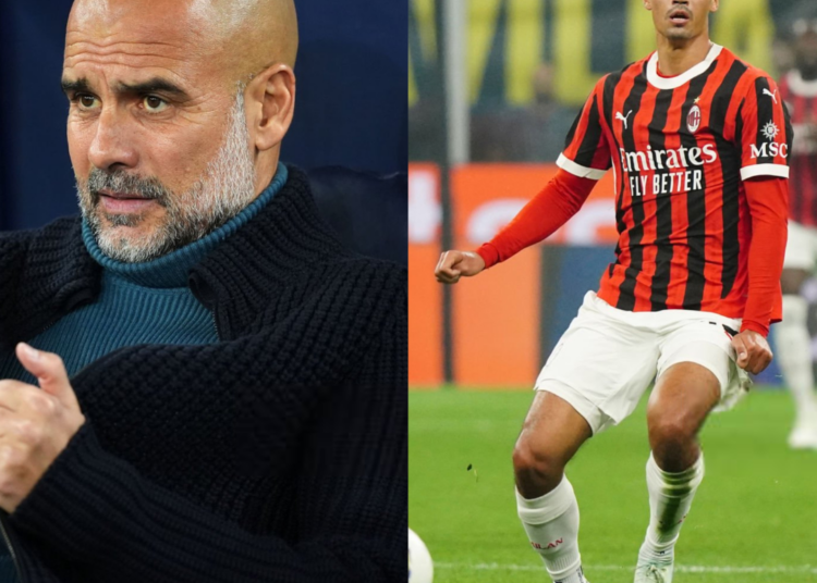 Tijjani Reijnders (Getty Images) and Pep Guardiola (Getty Images)