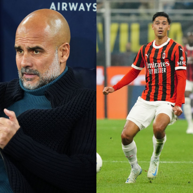 Tijjani Reijnders (Getty Images) and Pep Guardiola (Getty Images)