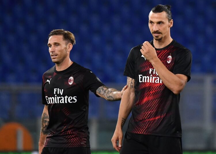 Lucas Biglia and Zlatan Ibrahimovic (Getty Images)