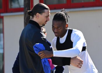 Zlatan Ibrahimovic إبراهيموفيتش لياو ميلان Rafael Leao AC Milan