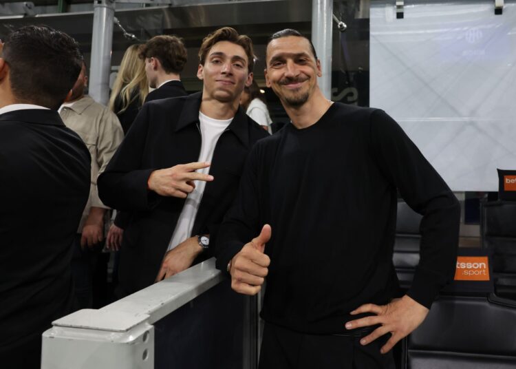 Armand Duplantis and Zlatan Ibrahimovic