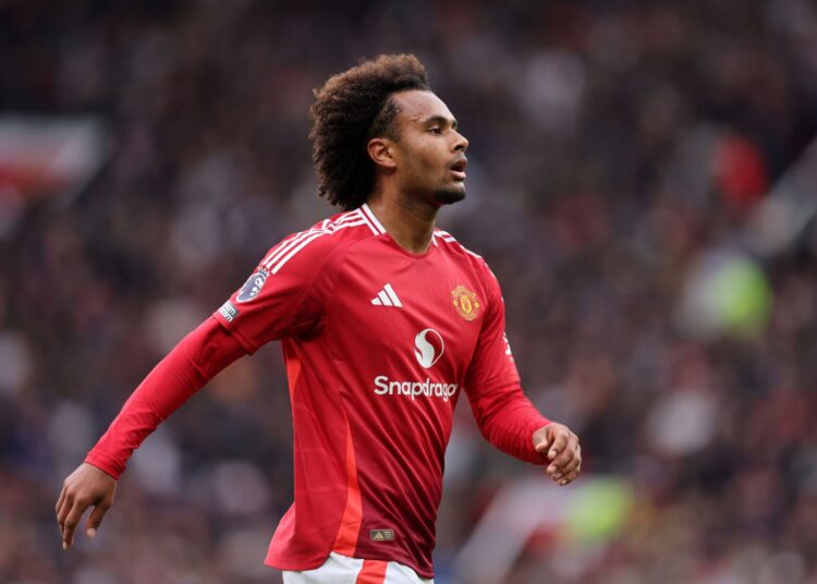 Joshua Zirkzee of Manchester United